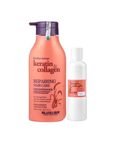 Відновлюючий кондиціонер з кератином та колагеном Luxliss Keratin & Collagen Repairing Hair Care Conditioner