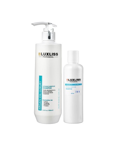 Зволожуючий аргановий шампунь Luxliss Argan Oil Luxury Intensive Moisture Shampoo Original