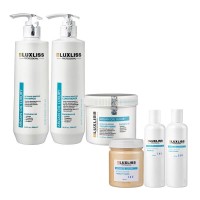 Набір Luxliss Intensive moisture зволожуючі арганові шампунь, кондиціонер та маска 3x100 г (розлив)