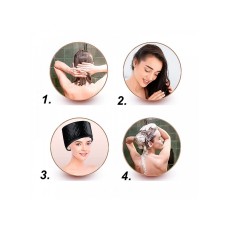 Електрична термошапка сушуар  Lux Spa Cap для масок, ламінування і лікування волосся чорна
