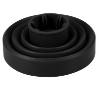 Дифузор для фена універсальний складний силіконовий чорний