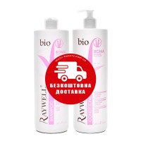 Raywell Bio Boma розгладжуючий набір шампунь і кондиціонер 2x300 г (розлив)