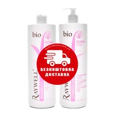 Raywell Bio Boma розгладжуючий набір шампунь і кондиціонер 2x300 г (розлив)