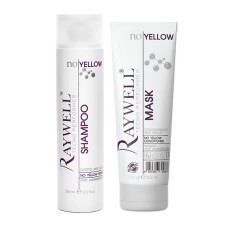 Набір для освітленого волосся Raywell NO YELLOW (шампунь + маска) 2х250 мл  