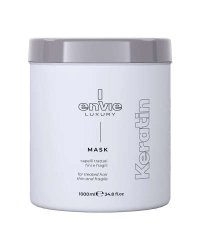 Капиллярная маска Envie Luxury Keratin Mask с кератином для поврежденных волос 1000 мл. заводская