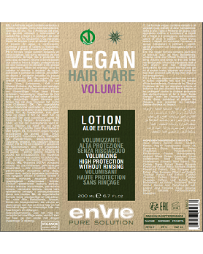 Лосьон-спрей для объема и реконструкции Envie Vegan Volume Lotion Aloe Extract 200 мл