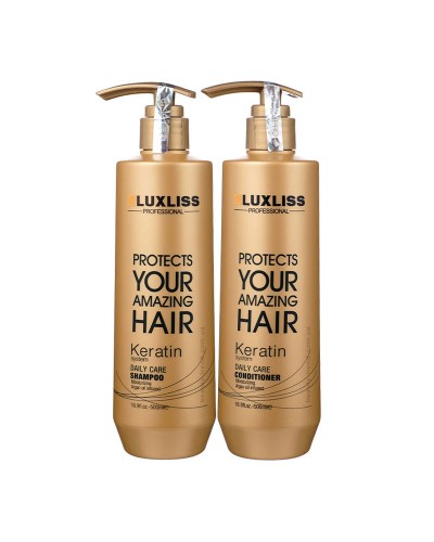 Luxliss Keratin Care шампунь и кондиционер 2х500 мл Кератиновая серия Оригинал!