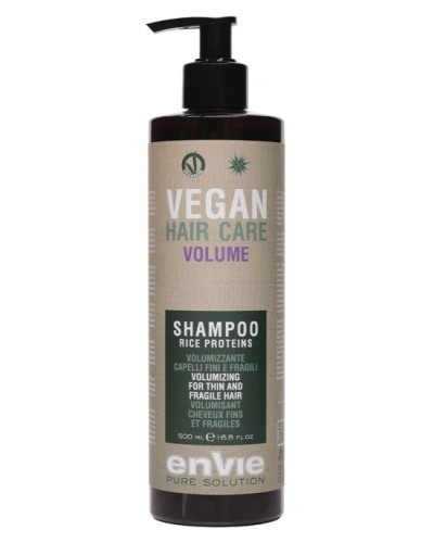 Шампунь Envie Vegan Volume Shampoo Rice Proteins для об'єму тонкого і ламкого волосся з протеїнами рису (EN855)