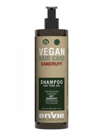 Шампунь Envie Vegan Dandruff Shampoo Tea Tree Oil проти лyпи з олією чайного дерева 500 мл (заводська)