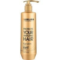 Набір Luxliss Keratin Smoothing Daily Care кератиновий шампунь та кондиціонер для щоденного використання 2х500 мл 