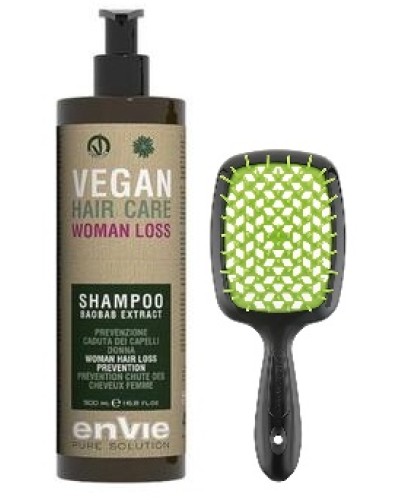 Зміцнюючий шампунь Envie Vegan Woman Loss Shampoo Baobab Extract проти випадіння волосся у жінок 500 мл