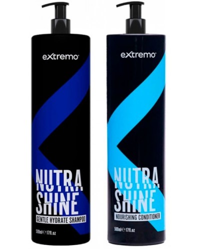 Набір Extremo Nutra Shine шампунь і кондиціонер для делікатного очищення та живлення волосся