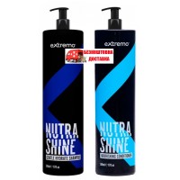 Набір Extremo Nutra Shine шампунь і кондиціонер для делікатного очищення та живлення волосся 2х500 мл 