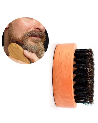 Щетка для фейда, бороды  Beard Brush для барбера, круглая 5,5 см