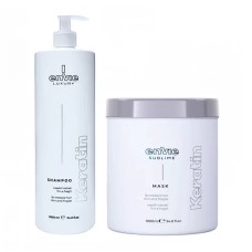 Набір Envie Luxury Keratin шампунь та маска для пошкодженого волосся з кератином 2х200 г (розлив)