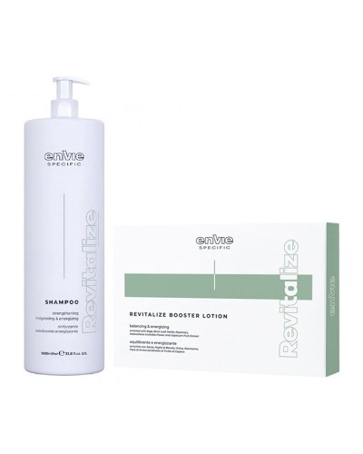 Набір Envie Specific Revitalize шампунь і ампули проти випадіння волосся та для росту волосся (EN372/EN376), 1000+10x10 мл