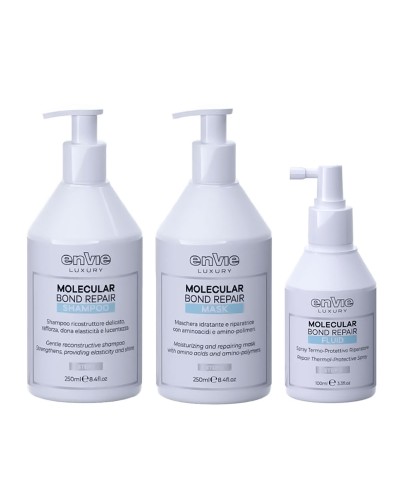 Набір Envie Molecular Bond Repair для глибокого відновлення волосся (EN480/EN481/EN482), 2x250+100 мл