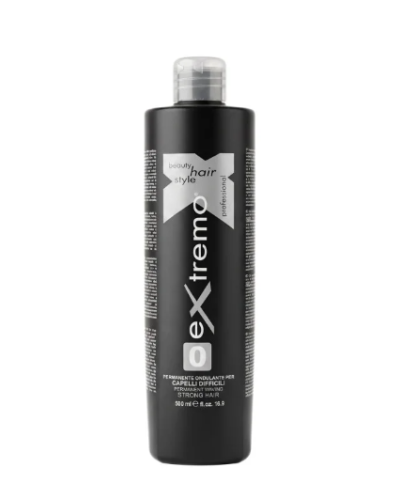 Набор для биозавивки Extremo Perm (Lotion 0 + Fixative) жидкость и фиксатор для натуральных и жестких густых волос, 2 × 500 мл