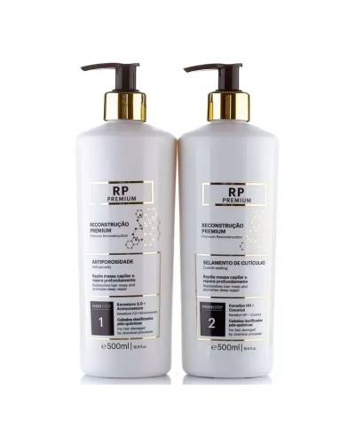 Набір для холодної реконструкції Flps Tratamento Capilar Premium RP (крок 1 + крок 2)