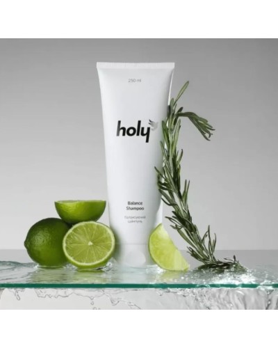Шампунь holy balance shampoo для жирної шкіри голови та сухого волосся, 250 мл