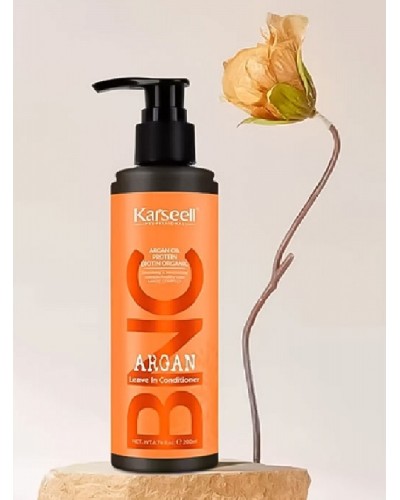 Незмивний крем-кондиціонер Karseell BNC Argan Leave-in Conditioner для пошкодженого волоссся, 200 мл