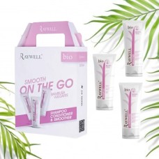 Дорожный набор Raywell Bio Boma Travel Kit шампунь, кондиционер и крем для разглаживания волос (RR385), 3*100 мл