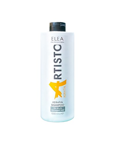 Шампунь Elea Professional Artisto Keratin Shampoo з кератином для відновлення пошкодженого волосся, 1000 мл