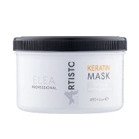 Маска Elea Professional Artisto Keratin Mask с кератином для восстановления поврежденных волос, 490 мл