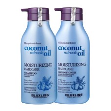 Набір Luxliss Moisturizing Hair Care зволожуючі шампунь та кондиціонер для сухого та пошкодженого волосся 2x200 г (розлив)