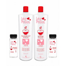 Набор кератина Love Potion Repair Oleo De Argan, 2x500 г (разлив)