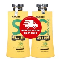 Luxliss Curl & Shine набор для вьющихся волос шампунь и кондиционер 2x300 мл