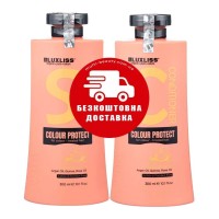 Набір для захисту кольору фарбованого волосся Luxliss Color Protect шампунь та кондиціонер 2x300 мл