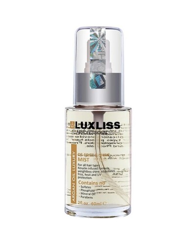 Спрей-блиск для волосся Luxliss Argan Shine Mist Original на основі арганової олії