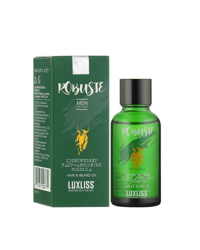 Масло для волос и бороды Robuste Hair & Beard Oil Luxliss