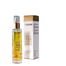 Кератиновий догляд для всіх типів волосся Luxliss Keratin Care, шампунь, кондиціонер, сироватка 500/200/50 мл