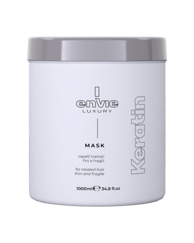 Капілярна маска Envie Luxury Keratin Mask з кератином для пошкодженого волосся 200 г (розлив)