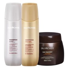 Набор Olorchee Anti Grease TRIO-1 шампунь, кондиционер и маска для жирных волос и кожи головы 2х300+500 мл