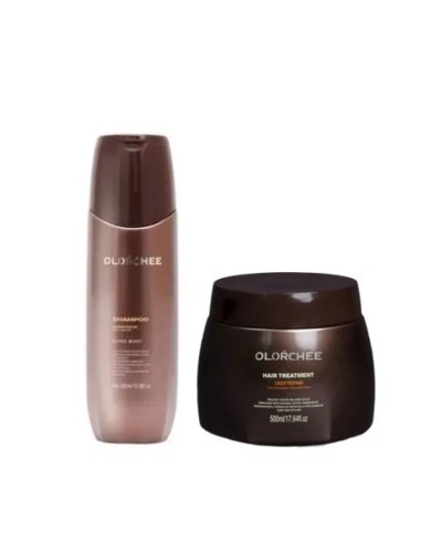 Набір для інтенсивного живлення та відновлення волосся Olorchee, шампунь та маска Deep Repair 300/500 мл