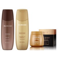 Набір Olorchee Moisture Hydro Spa Care шампунь, кондиціонер та маска для зволоження волосся, 2×300/500 мл