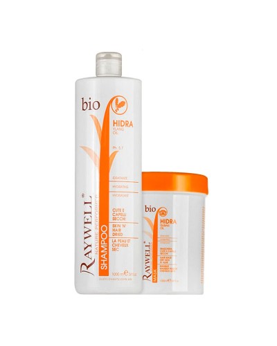 Набір Raywell Bio Hidra: Зволожуючий Шампунь та Маска для Волосся 2х200 г