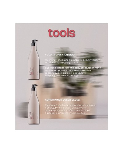 Шампунь Raywell Tools Color Close Shampoo для збереження кольору фарбованого волосся (RR512), 500 г (розлив)