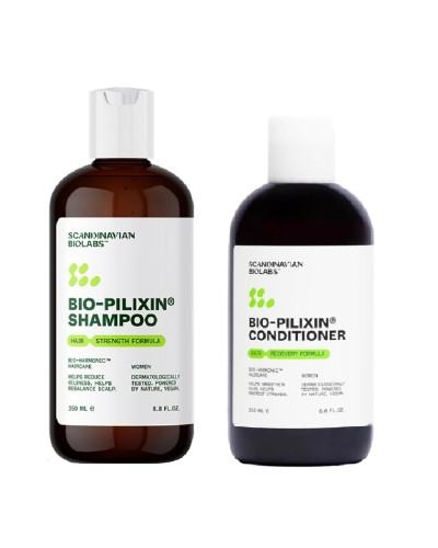 Набір для зміцнення та відновлення волосся Scandinavian Biolabs Bio-Pilixin Duo шампунь та кондиціонер 2х250 мл