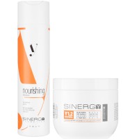Набір Y1 Sinergy шампунь, маска, спрей та флюїд для зволоження сухого волосся, 250/500/200/60 мл