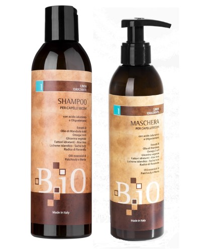Набір DUO Sinergy B.iO шампунь та маска для зволоження волосся, 250/250 мл