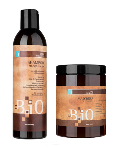 Набір DUO Sinergy B.iO шампунь та маска для зволоження волосся, 1000/1000 мл