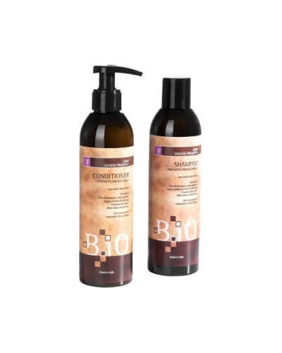 Набір B.iO Sinergy DUO шампунь та кондиціонер для щоденного догляду з молочними протеїнами, 2*250 мл