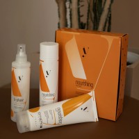 Подарунковий набір Sinergy для реконструкції сухого пошкодженого волосся серії Y1, 250/250/200 мл