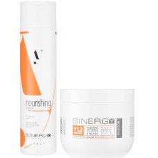 Набір Sinergy Smart DUO шампунь і маска для зволоження сухого та пошкодженого волосся, 500/250 мл