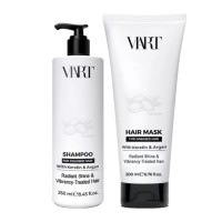 Набір VIART with Keratin & Argan Oil шампунь і маска для фарборваного і пошкодженого волосся, 250+200 мл