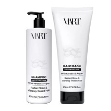Набор VIART with Keratin & Argan Oil шампунь и маска для крашеных и поврежденных волос, 250+200 мл